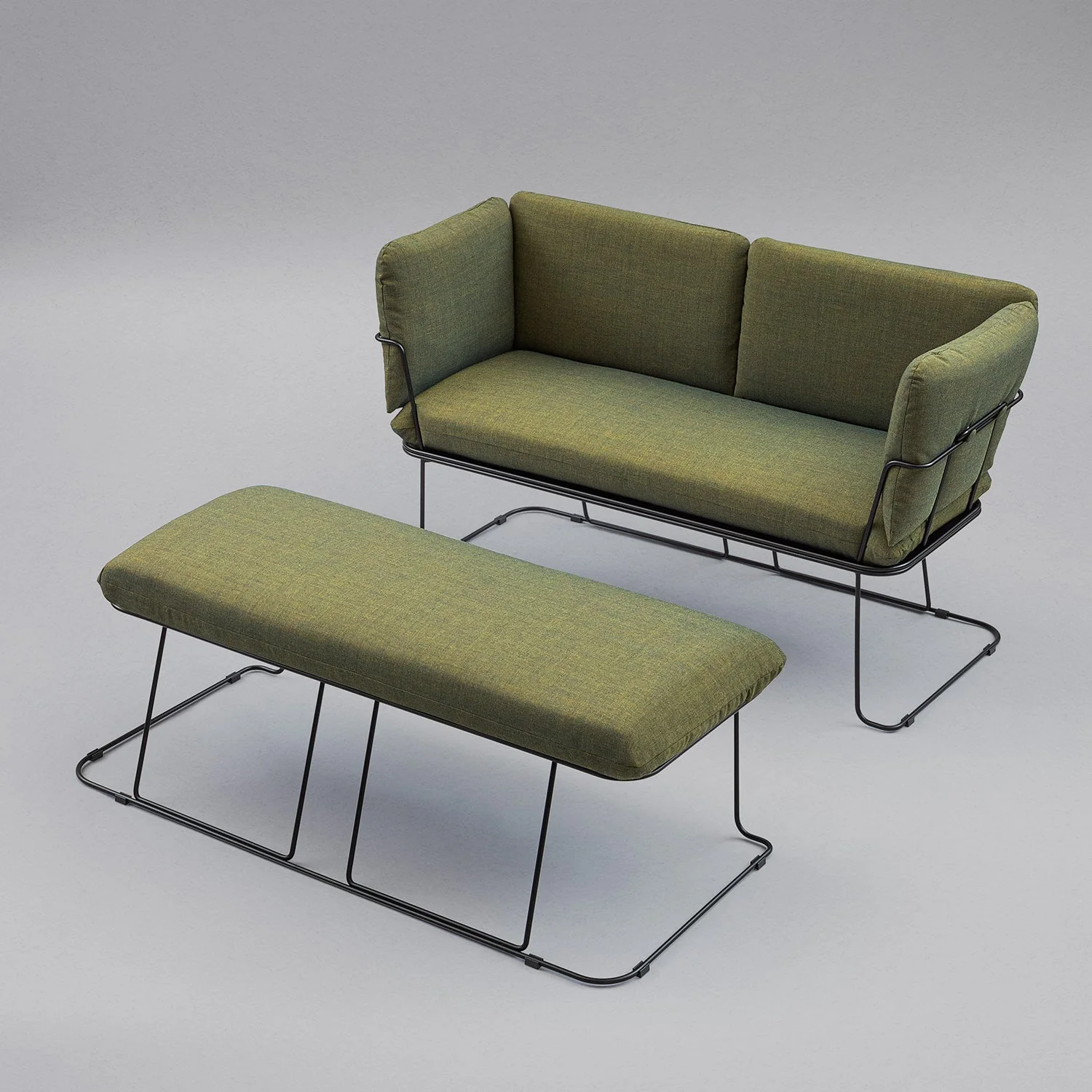 Merano Two Seat Bench by B-Line - Image 3