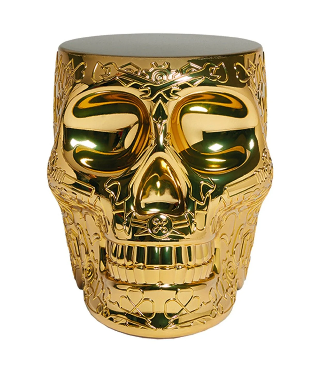 Mexico Stool and Side Table Metal Finish by Qeeboo - Image 2