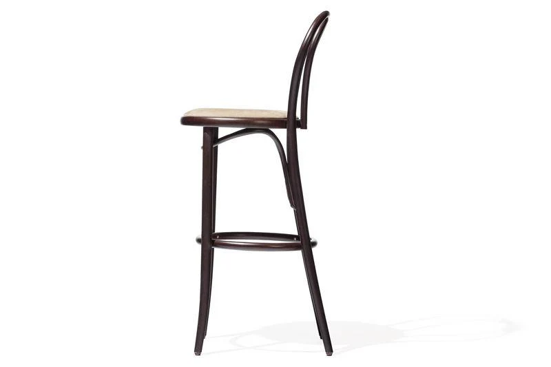 Michael Thonet No. 18 Bentwood Stool by Ton (Upholstered) - Image 9