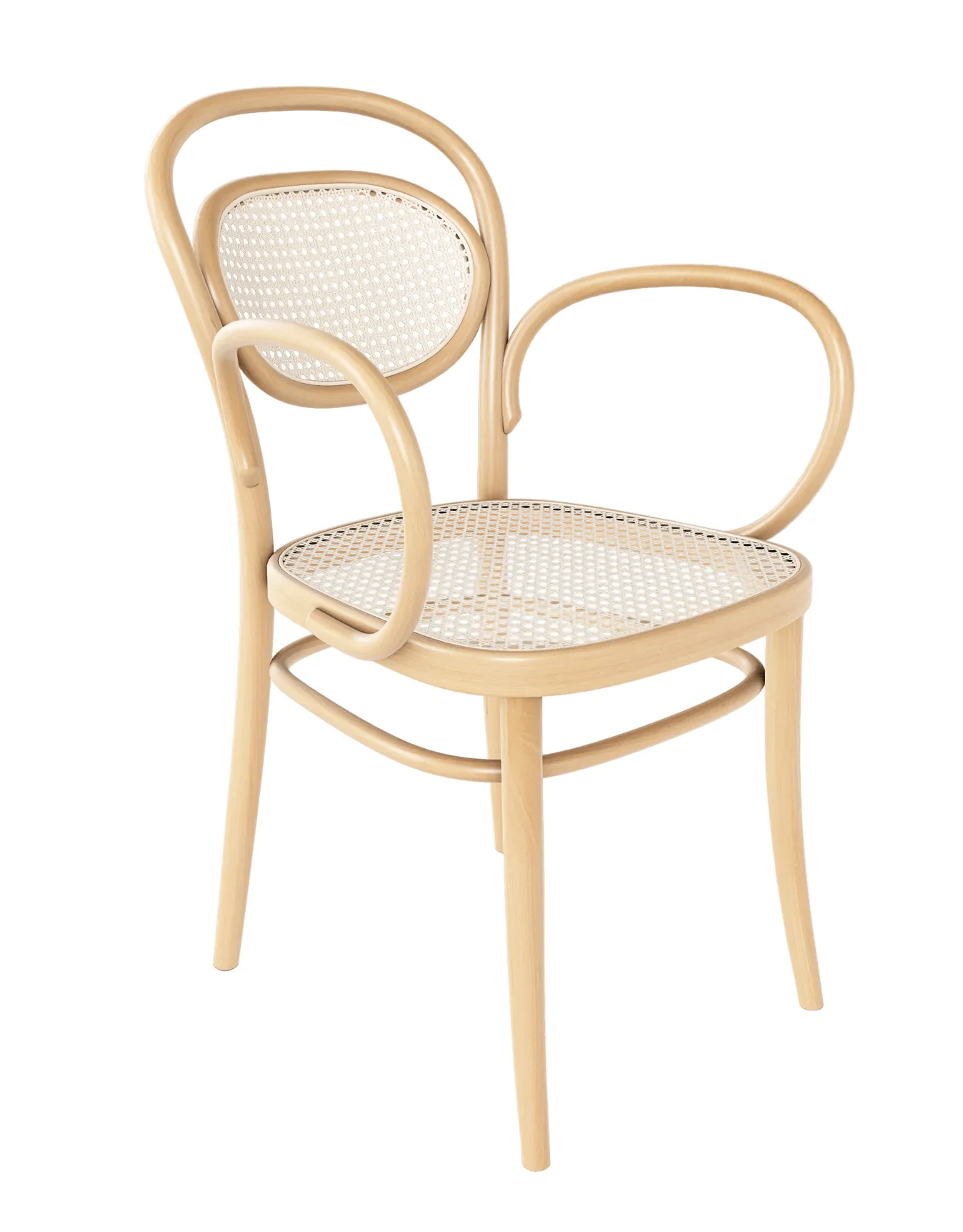 Michael Thonet No. 20 Bentwood Armchair by Ton (Cane Back) - Image 3