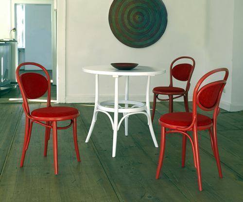 Michael Thonet No. 20 Bentwood Chair by Ton (Upholstered Seat and Back) - Image 11