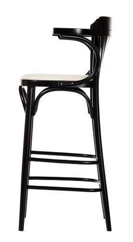 Michael Thonet No. 135 Bentwood Stool by Ton (Upholstered) - Image 2