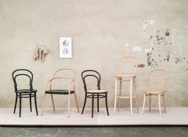 Michael Thonet No. 14 Bentwood Chair by Ton (Upholstered) - Image 12