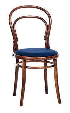 Michael Thonet No. 14 Bentwood Chair by Ton (Upholstered) - Image 6