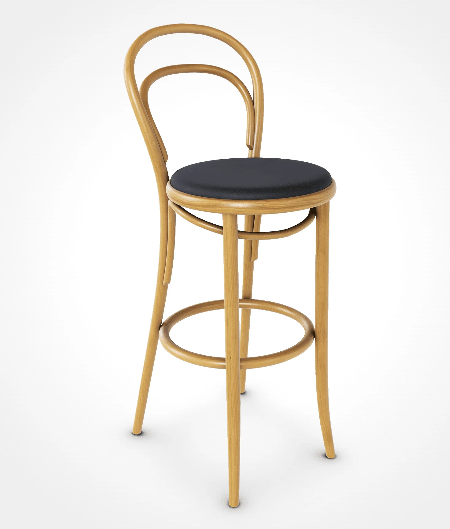Michael Thonet No. 14 Bentwood Stool by Ton - Image 2