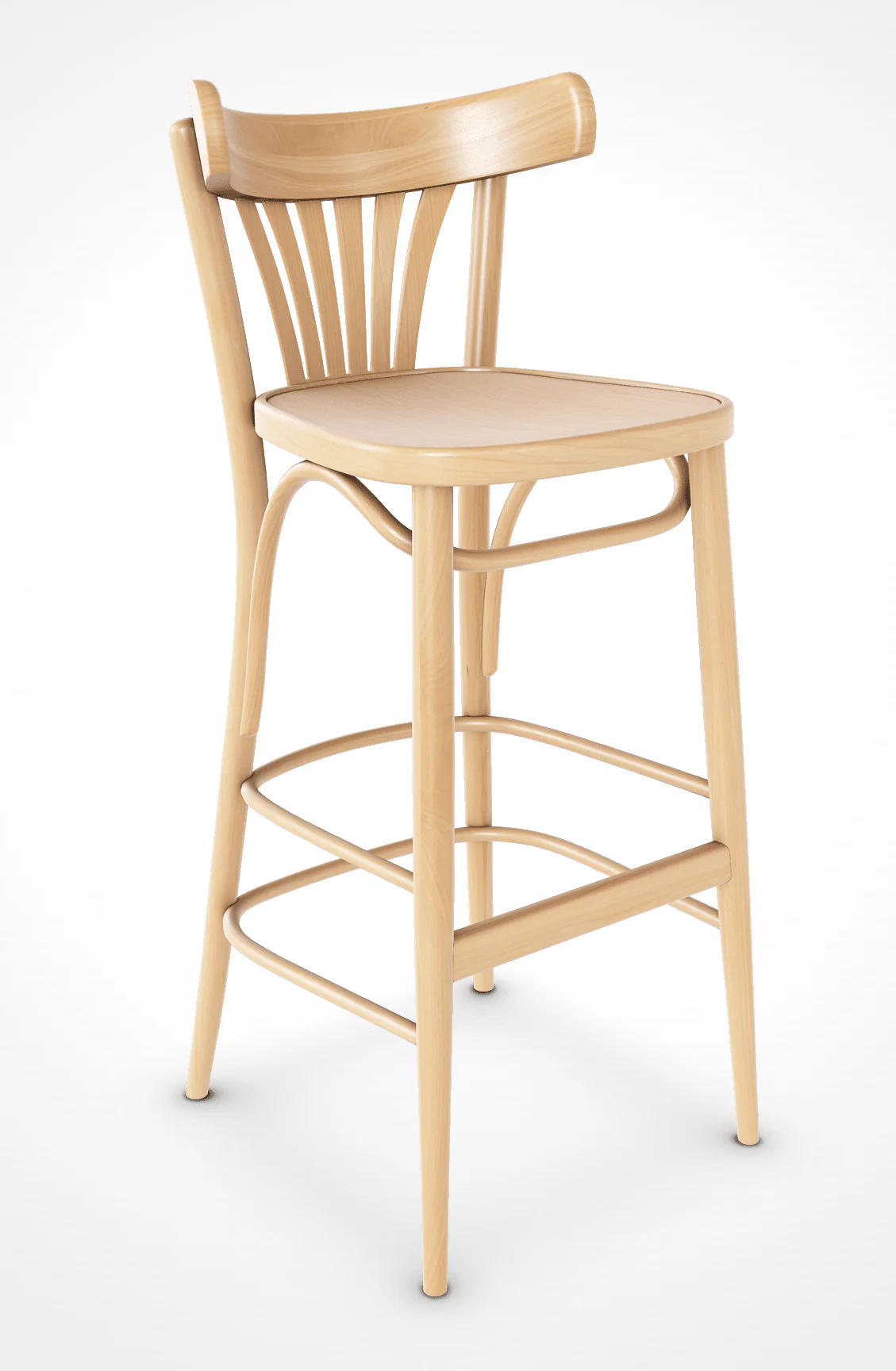 Michael Thonet No 56 Bentwood Stool by Ton - Image 13