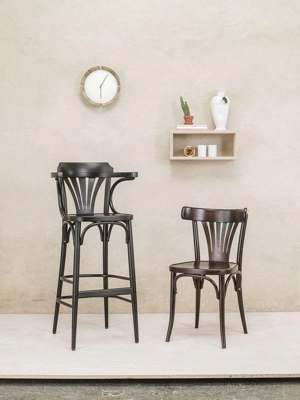 Michael Thonet No 56 Bentwood Stool by Ton - Image 8