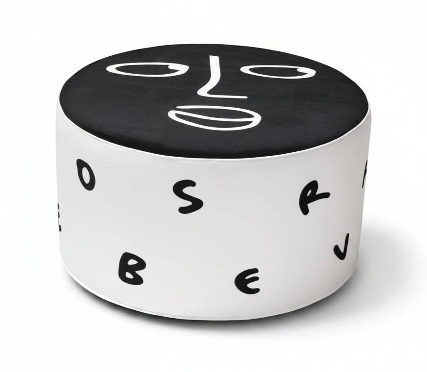 Midnight Monologue Pouf M by Qeeboo