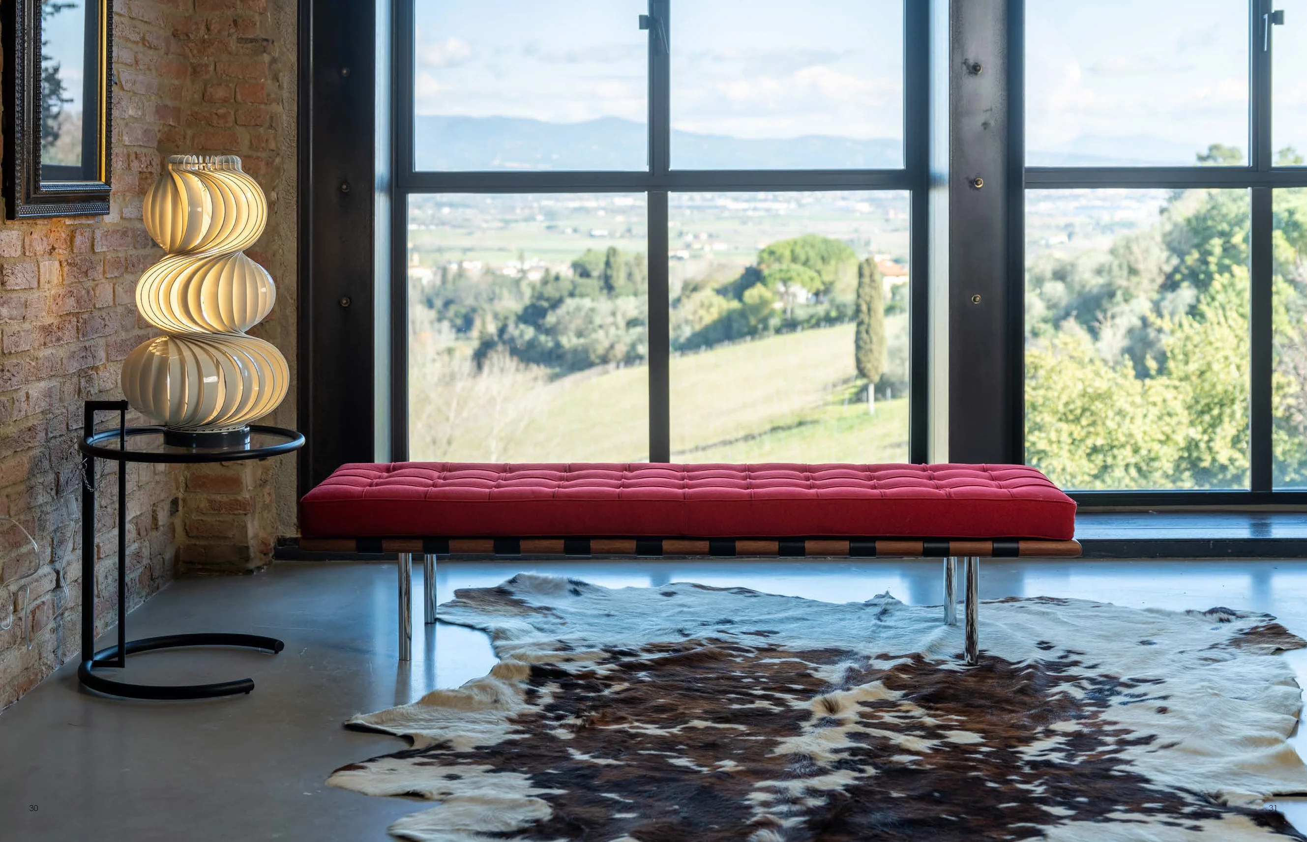 Mies van der Rohe Inspired Three Seat Bench - Image 4