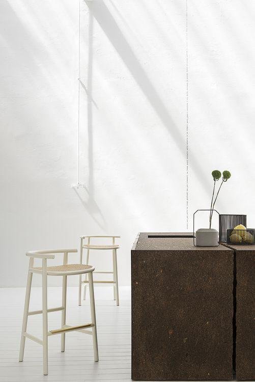 Nendo Single Curve Bentwood Barstool by GTV - Image 7