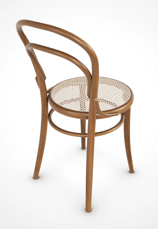 No. 14 Bentwood Chair / Cane Seat by Ton - Clearance - Image 3