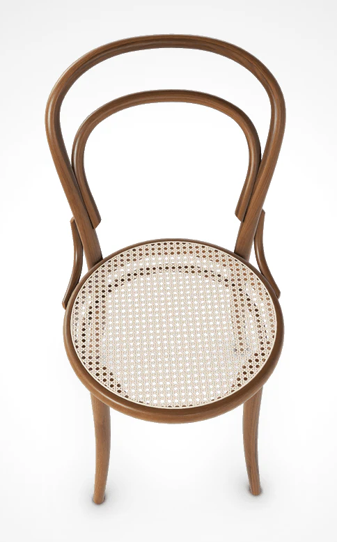 No. 14 Bentwood Chair / Cane Seat by Ton - Clearance - Image 5