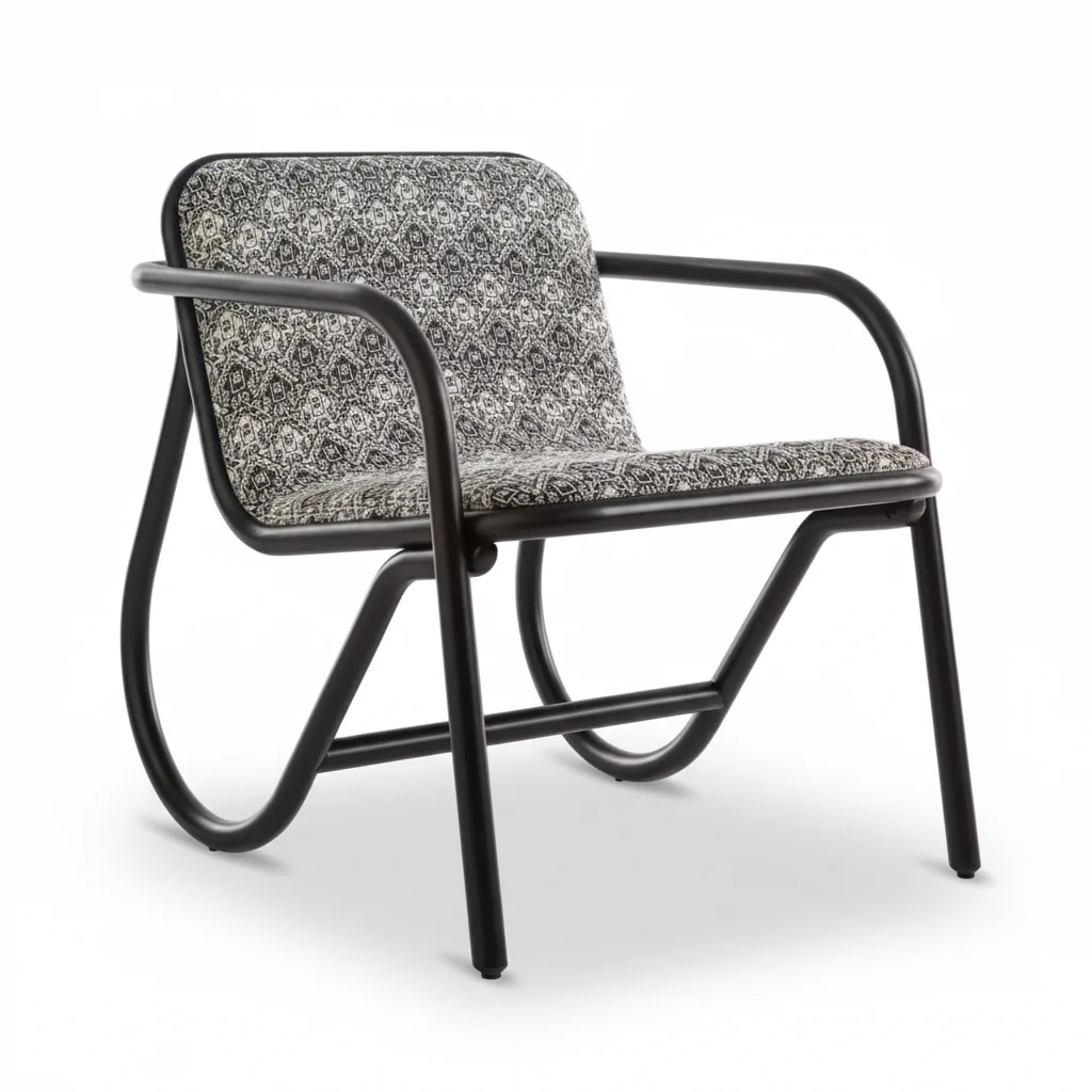 No. 200 Bentwood Lounge Chair (Upholstered) by GTV