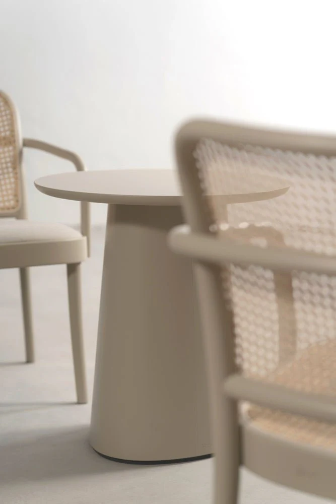 No. 811 Bentwood Lounge Armchair by Ton - Cane Seat and Back - Image 15