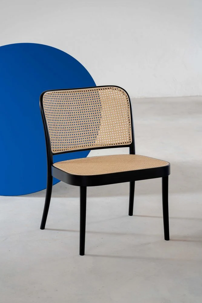 No. 811 Bentwood Lounge Chair by Ton - Cane Seat and Back - Image 11
