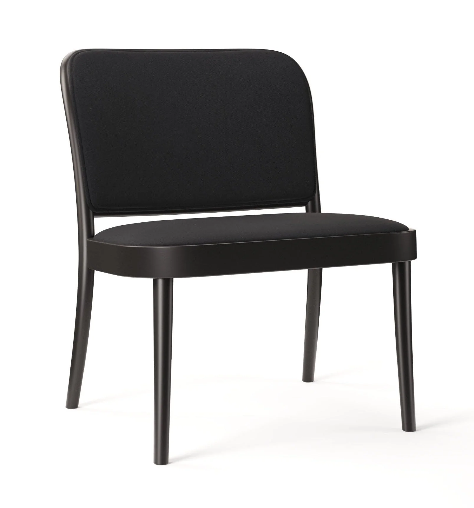 No. 811 Bentwood Lounge Chair by Ton - Upholstered Seat and Back - Image 6