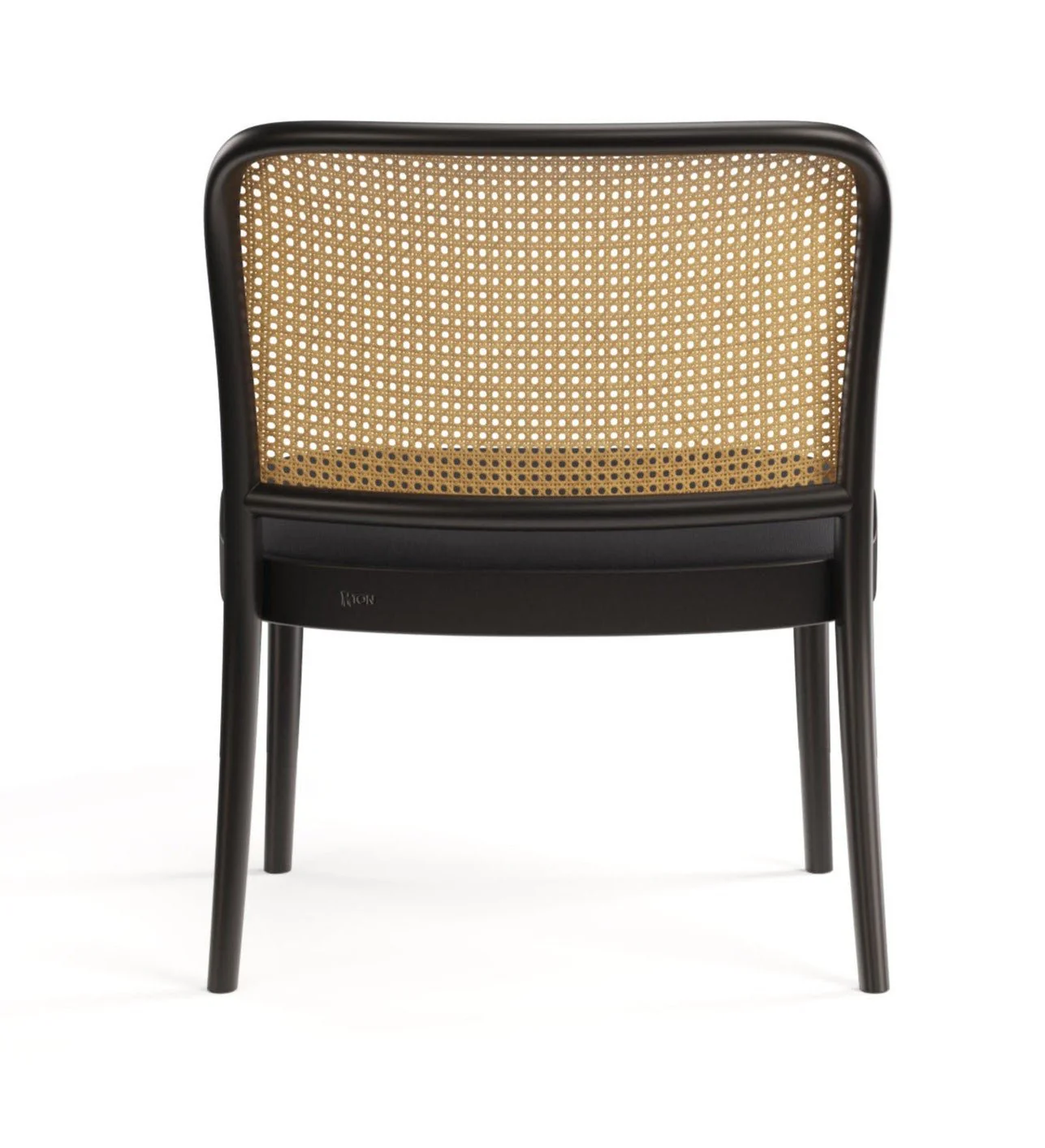 No. 811 Bentwood Lounge Chair by Ton - Upholstered Seat / Cane Back - Image 6