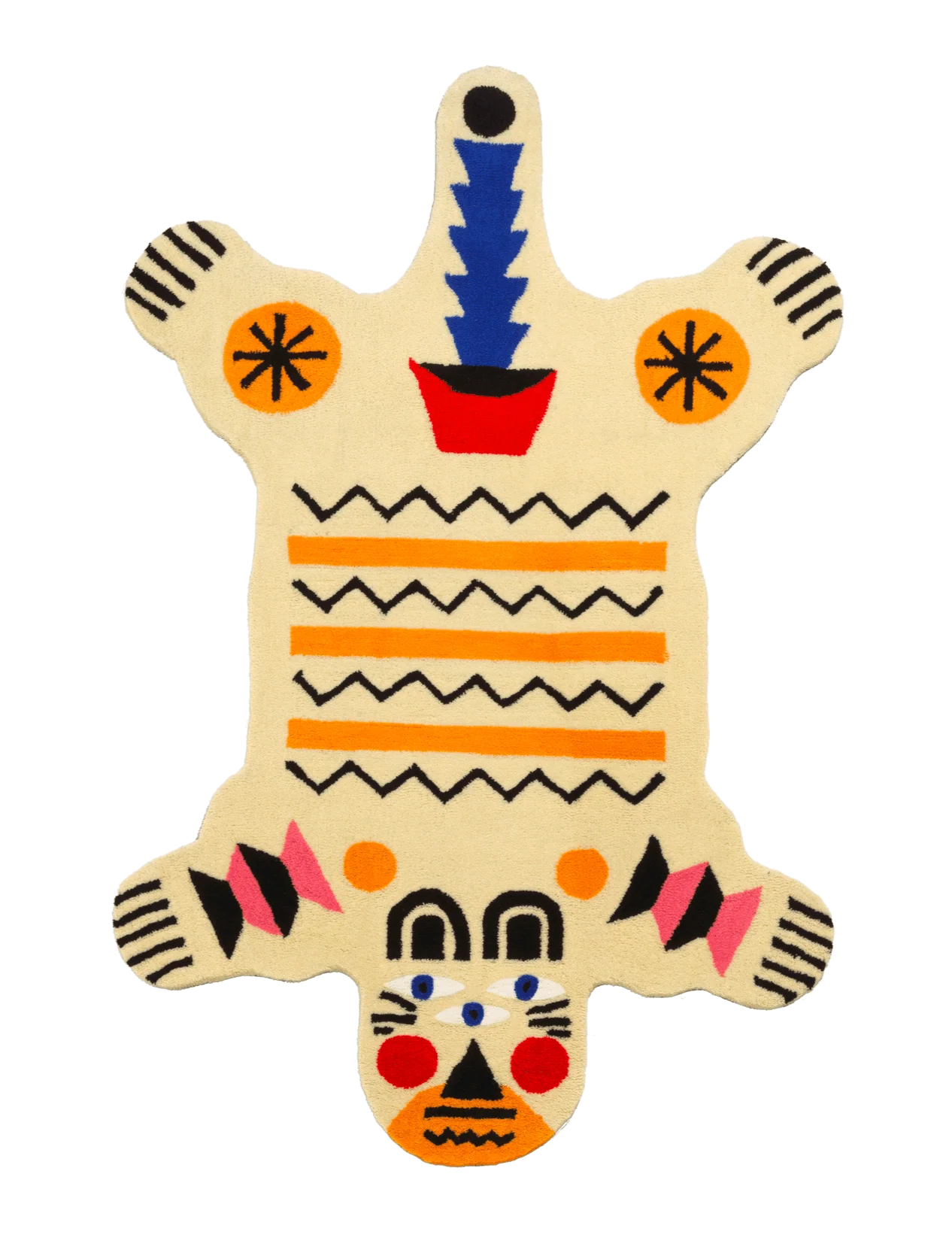 Oggian Big Bear Large Carpet by Qeeboo