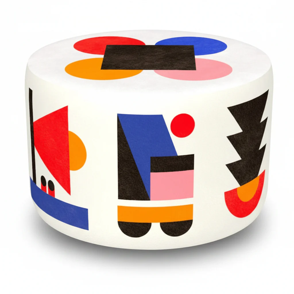 Oggian Home Design M Pouf by Qeeboo