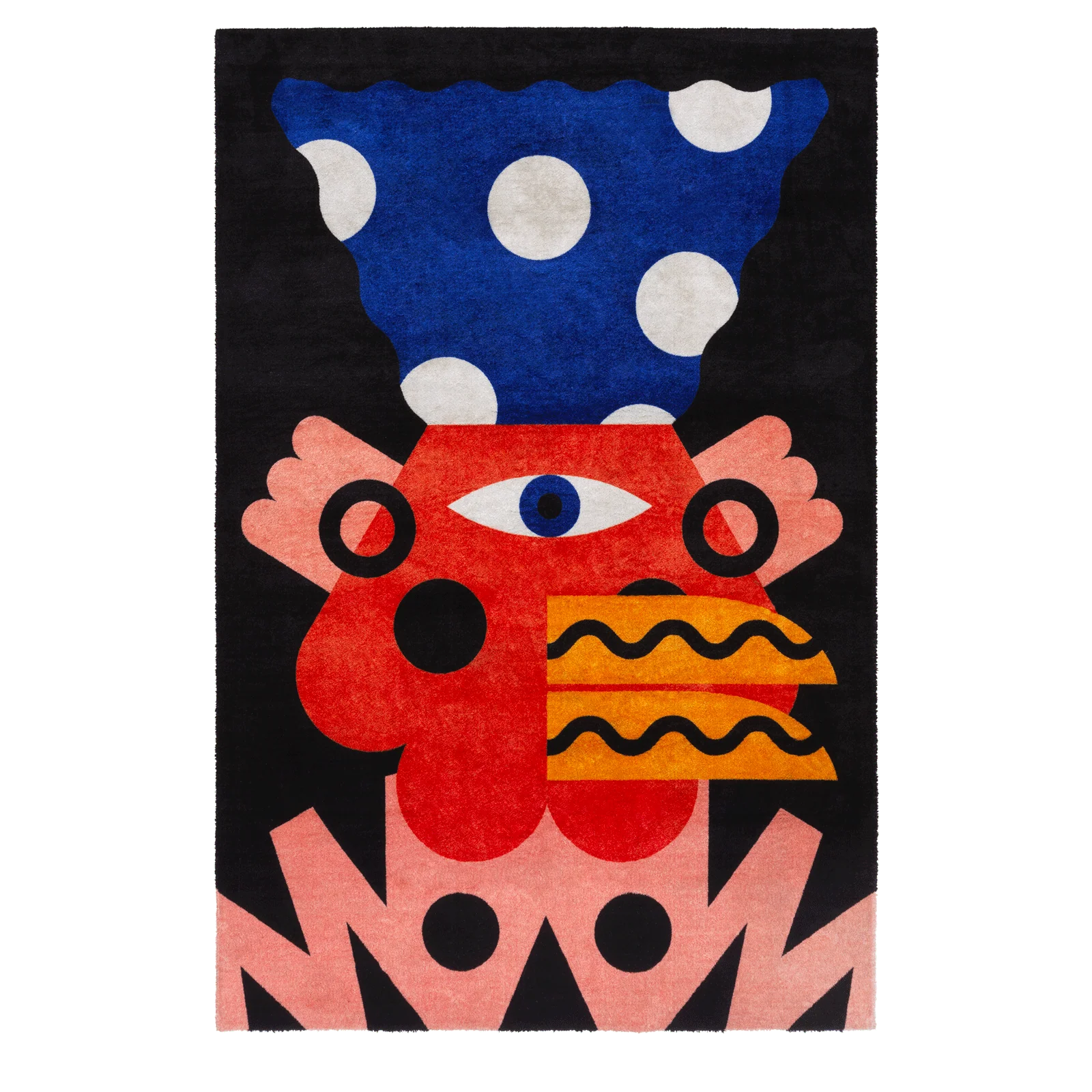 Oggian Monster 004 Rectangular Carpet by Qeeboo
