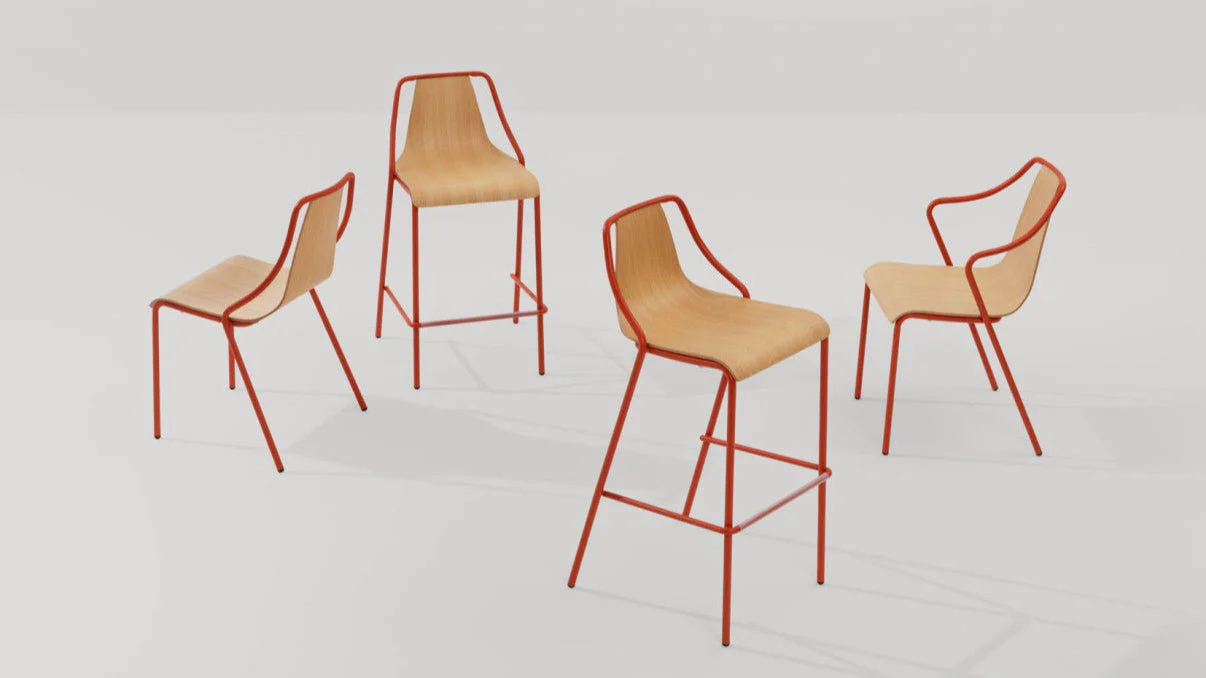 Ola M LG Stool by Midj - Image 2