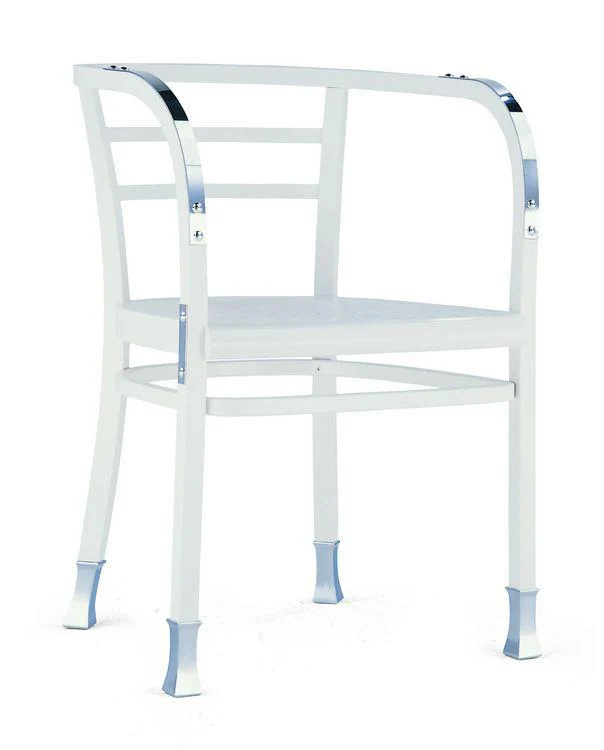 Otto Wagner Postsparkasse Bentwood Armchair with Aluminum by GTV - Image 10