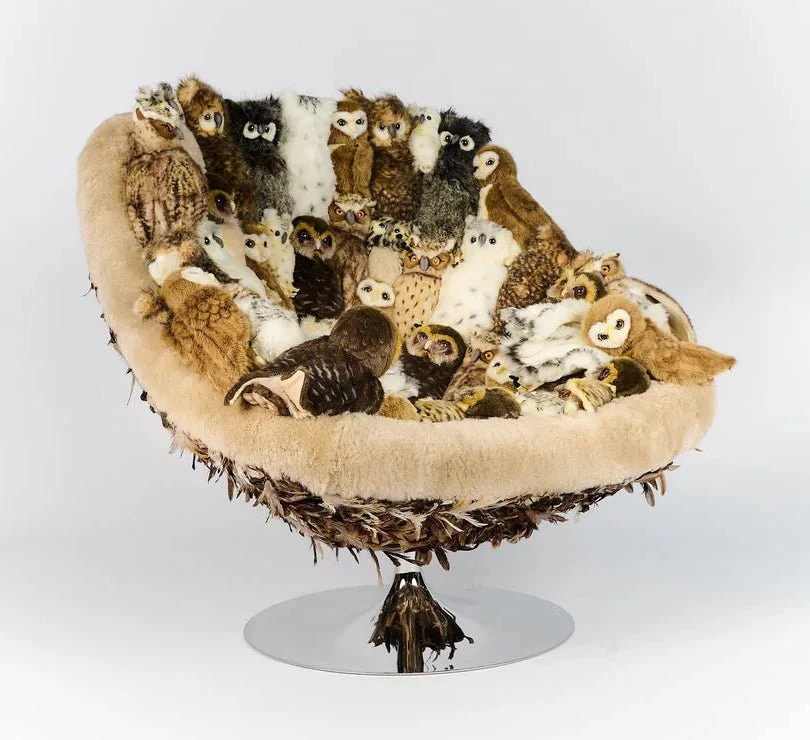 Owl's Paradise Lounge Chair by AP Collection