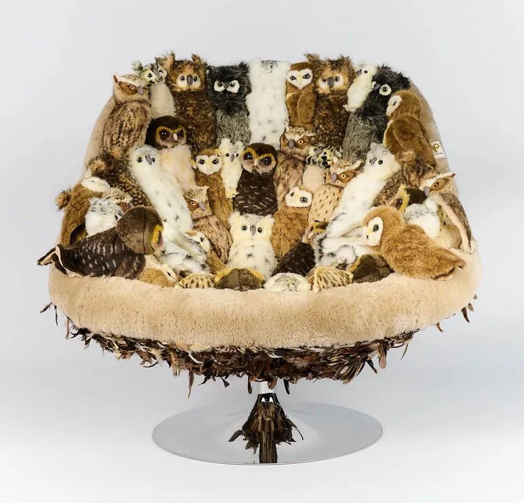 Owl's Paradise Lounge Chair by AP Collection - Image 2
