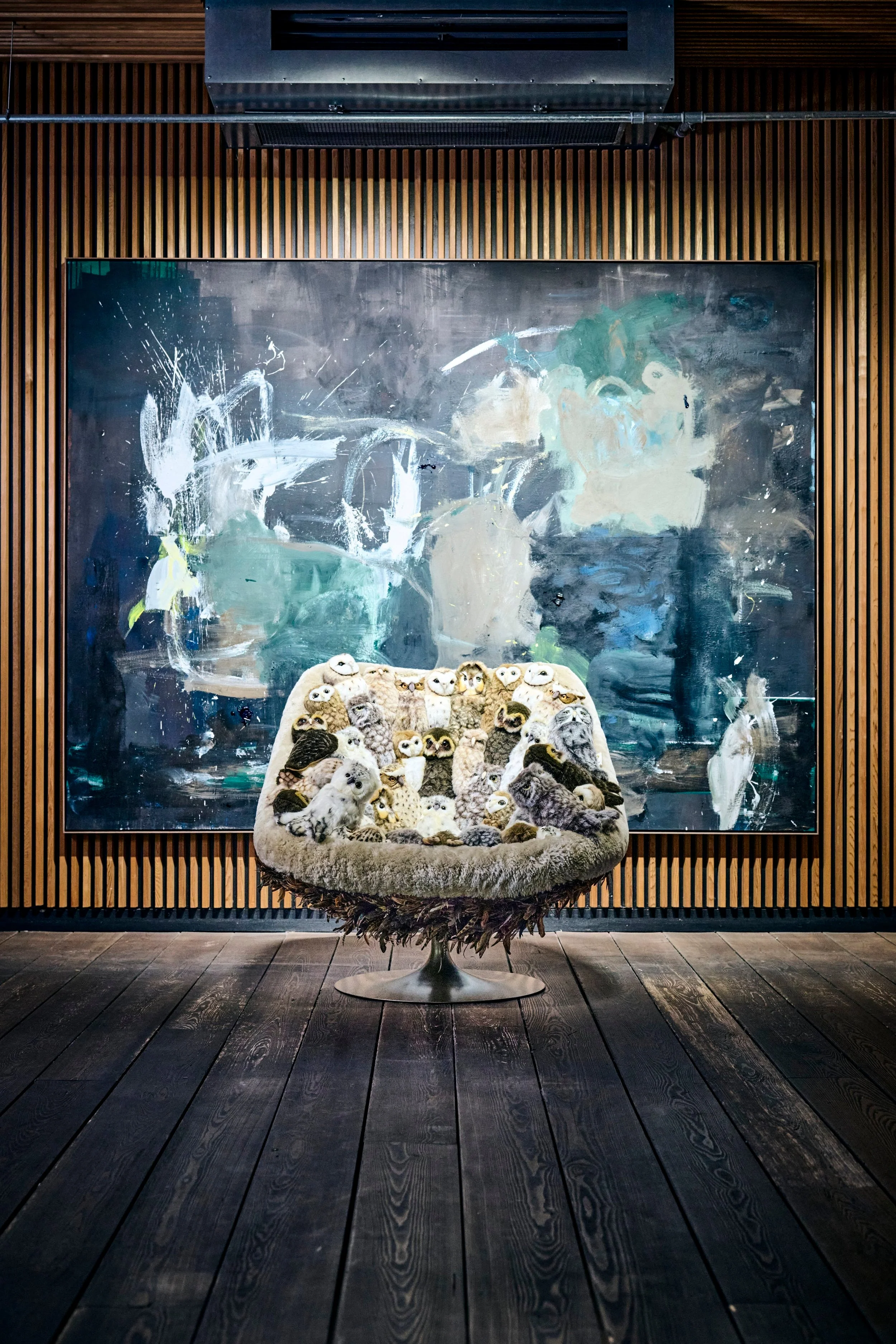 Owl's Paradise Lounge Chair by AP Collection - Image 9