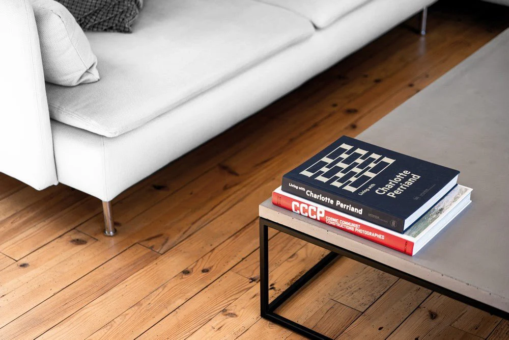 Perspective 1300x700 Black Coffee Table by Lyon Beton - Image 11