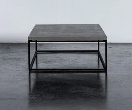Perspective 1300x700 Black Coffee Table by Lyon Beton - Image 6