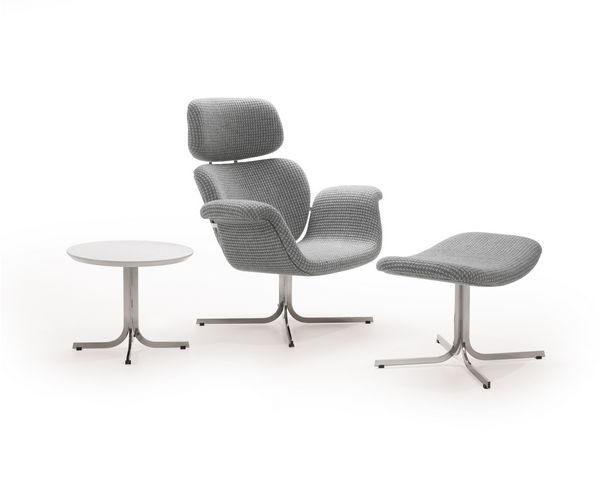 Pierre Paulin F545 Tulip Footstool Cross Base by Artifort - Image 4