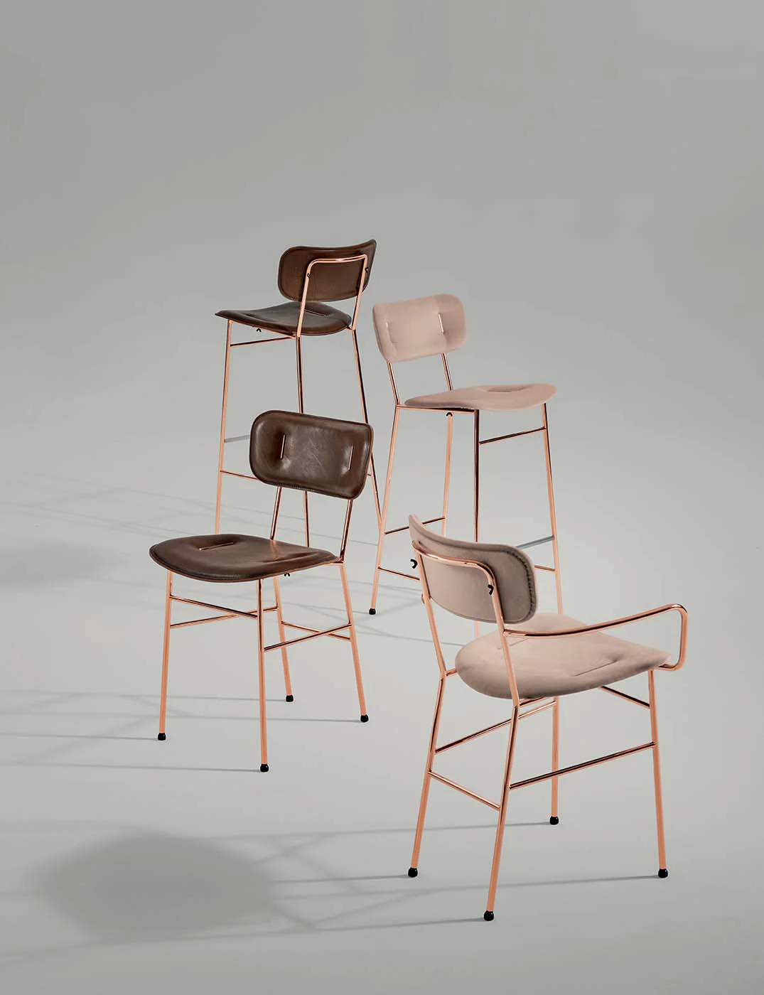 Piuma M CU Stool by Midj - Image 2