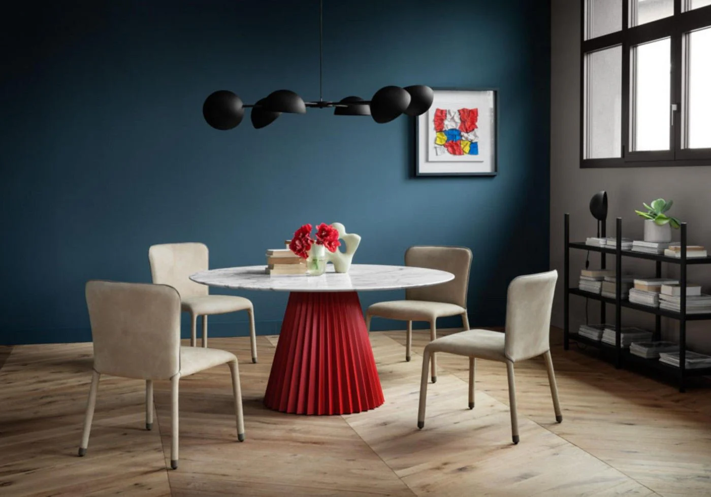 Plisse 59" Dining Table by Midj - Image 5