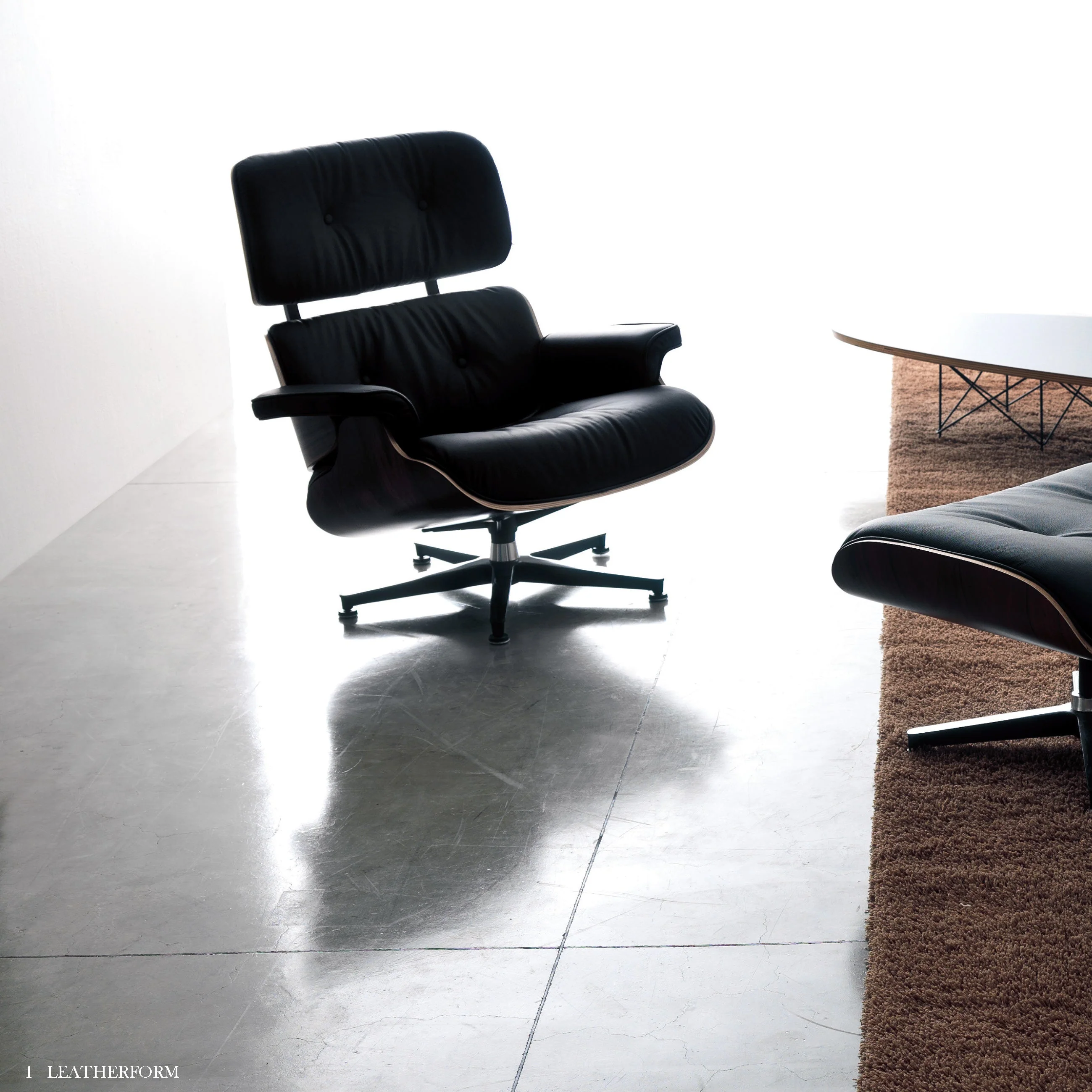 Classic Plywood Lounge Ottoman - Image 3