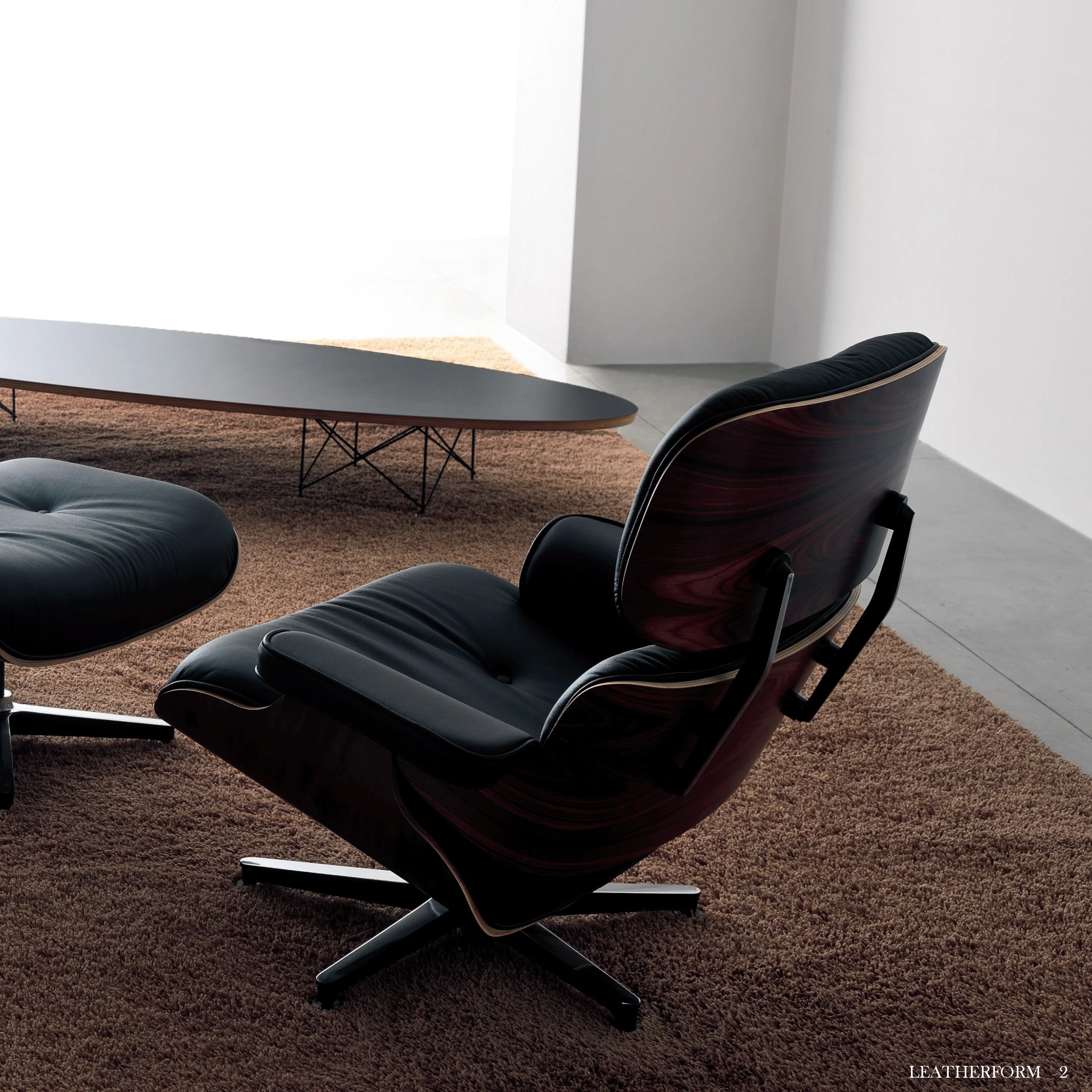 Classic Plywood Lounge Ottoman - Image 4