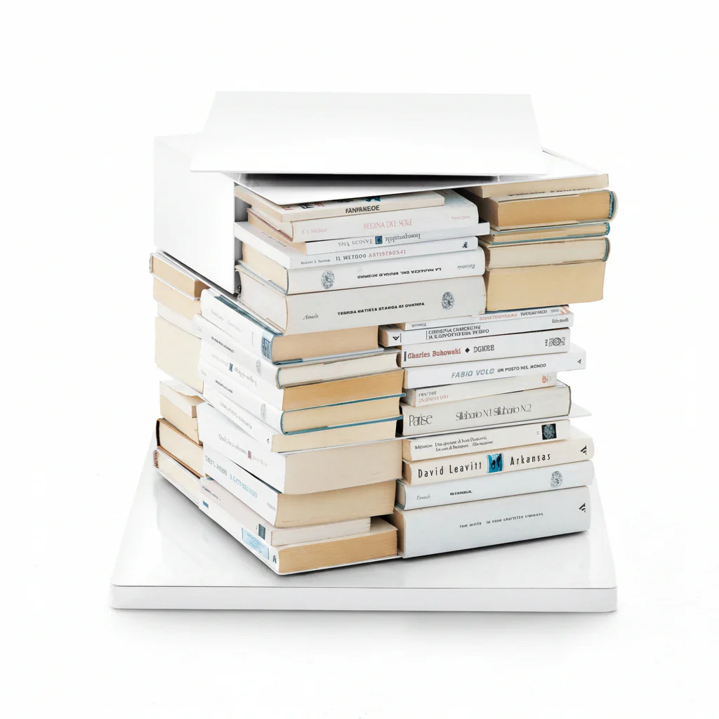 Ptolomeo® x4 Short Vertical Bookcase by Bruno Rainaldo