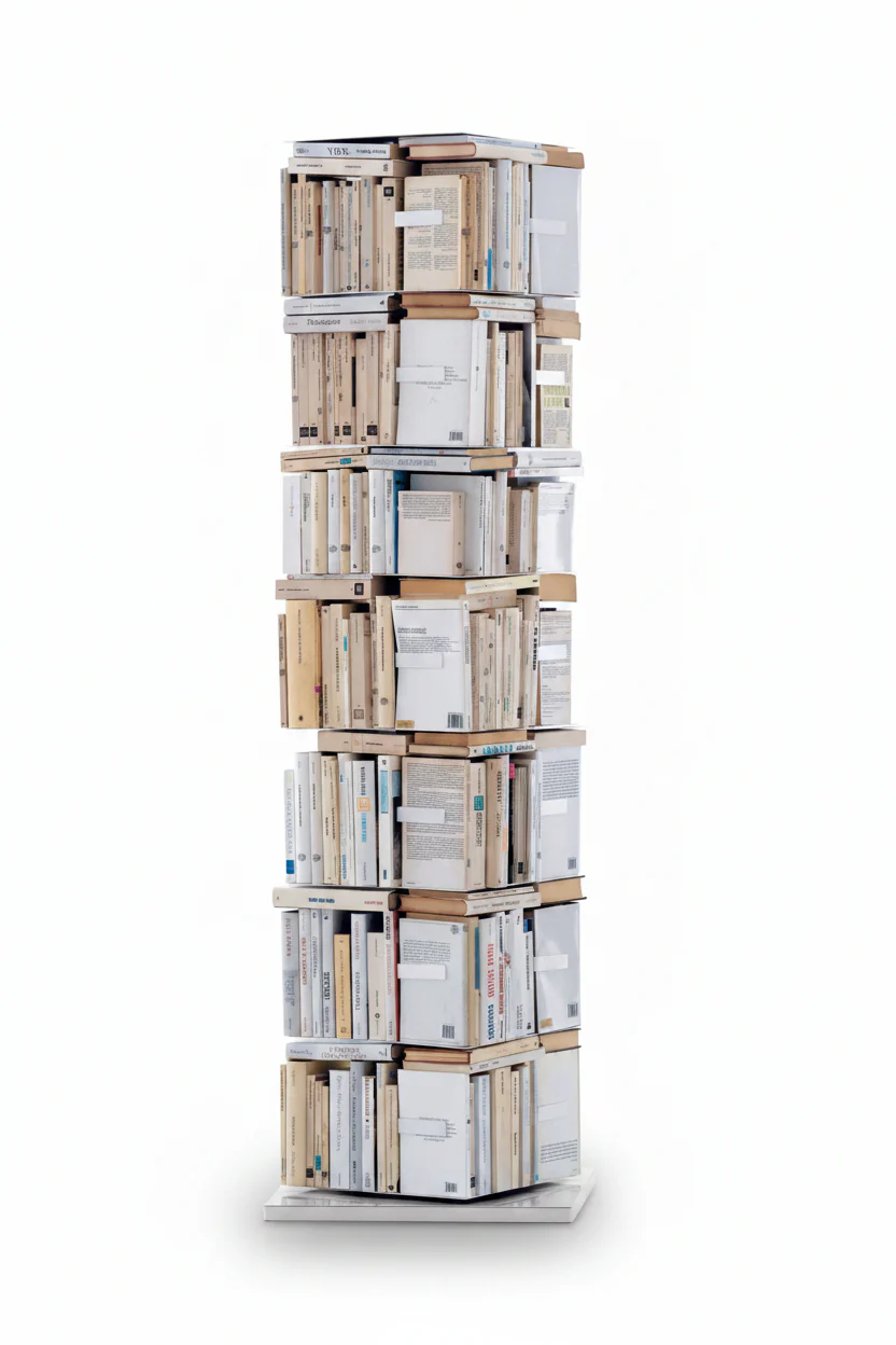 Ptolomeo® x4 Vertical Bookcase by Bruno Rainaldo