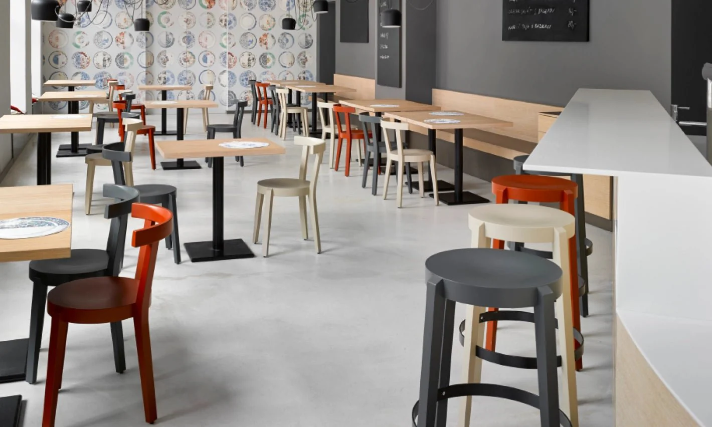 Punton Bar Stool by Ton - Image 11