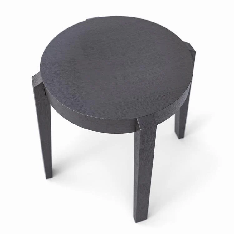 Punton Short Stool by Ton - Image 6