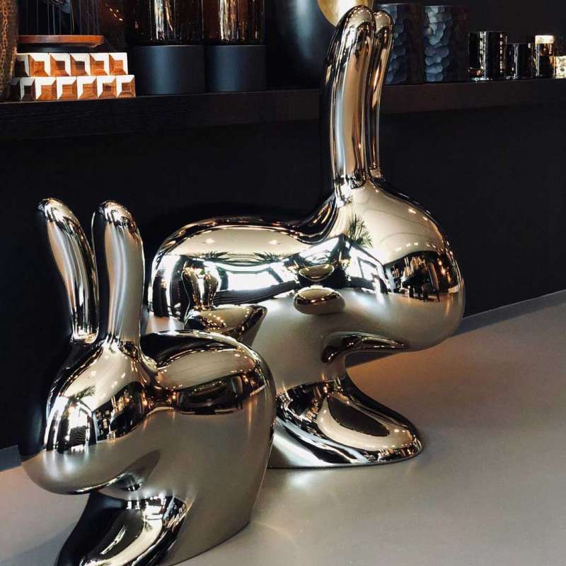 Rabbit Chair Metal Finish by Qeeboo - Image 10