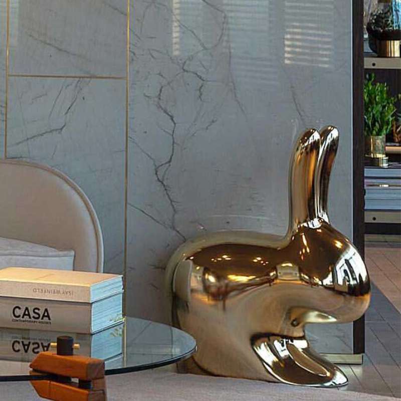 Rabbit Chair Metal Finish by Qeeboo - Image 12