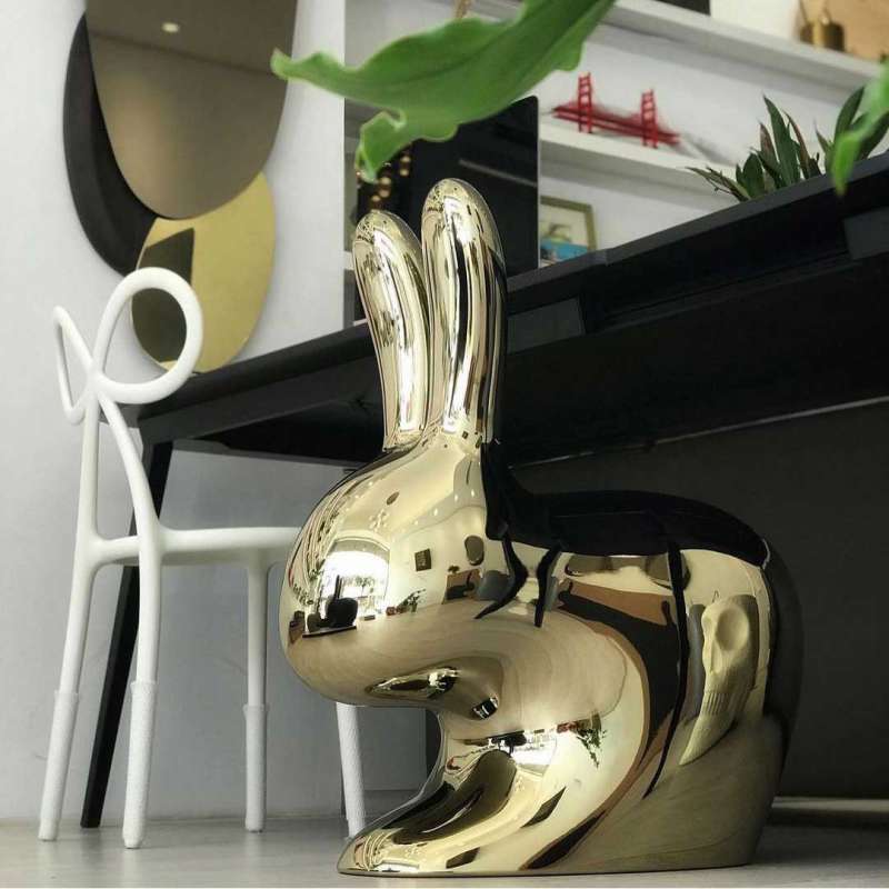 Rabbit Chair Metal Finish by Qeeboo - Image 13