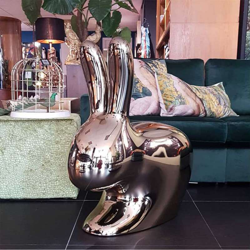 Rabbit Chair Metal Finish by Qeeboo - Image 14