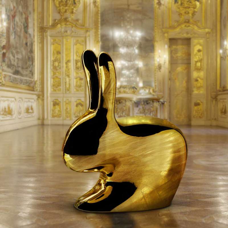 Rabbit Chair Metal Finish by Qeeboo - Image 5