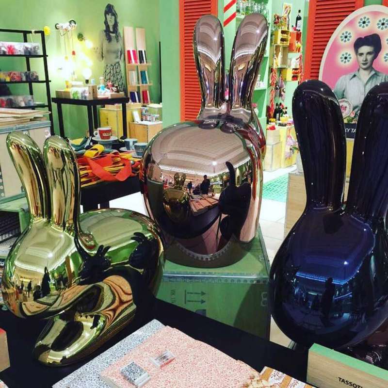 Rabbit Chair Metal Finish by Qeeboo - Image 7