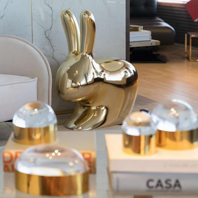 Rabbit Chair Metal Finish by Qeeboo - Image 9