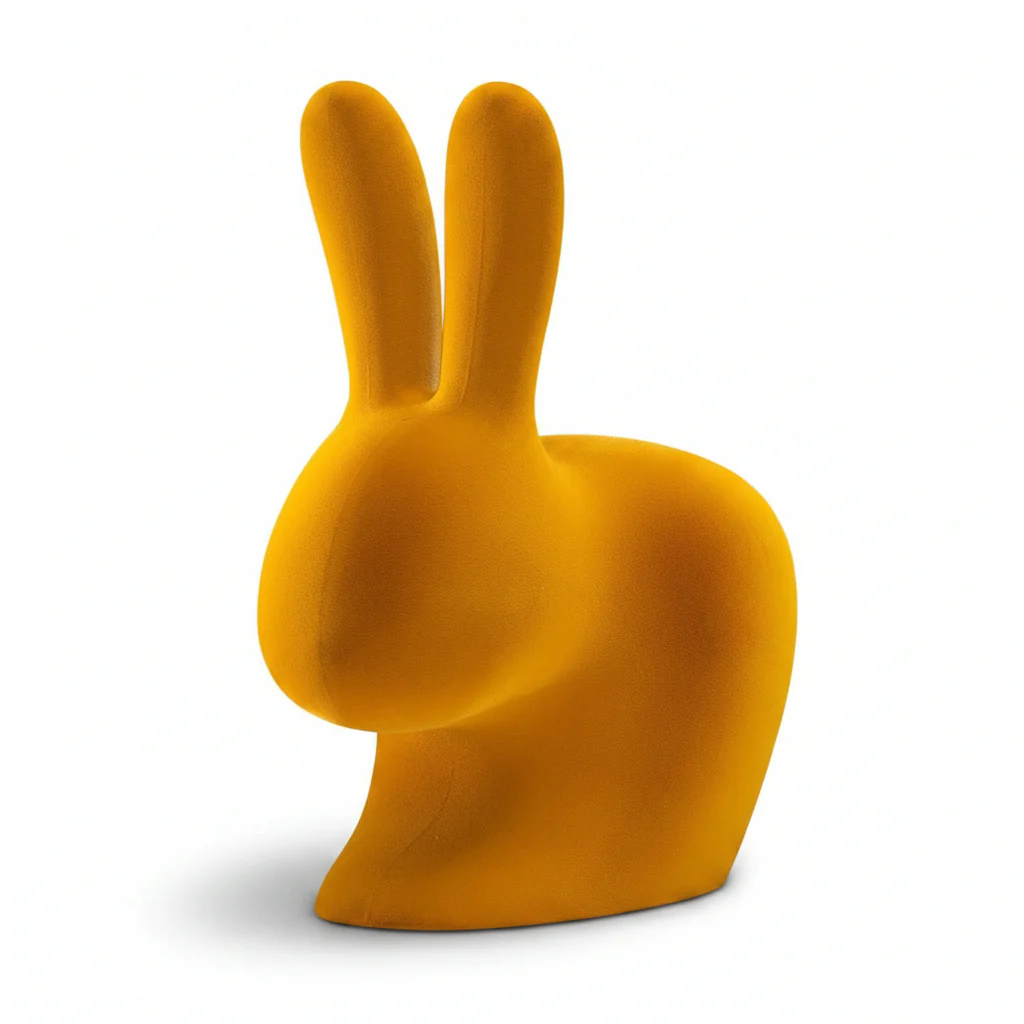Rabbit Chair Velvet Finish by Qeeboo