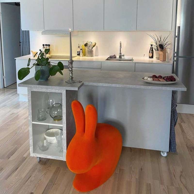 Rabbit Chair Velvet Finish by Qeeboo - Image 22