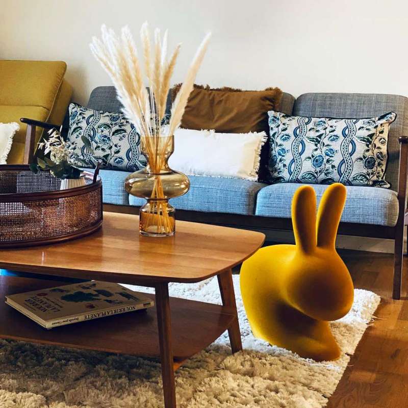 Rabbit Chair Velvet Finish by Qeeboo - Image 29